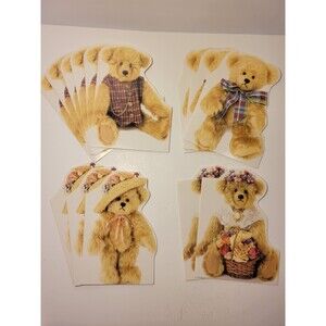 Vintage Teddy Bear Note Cards Stationary Notecards Envelopes Blank